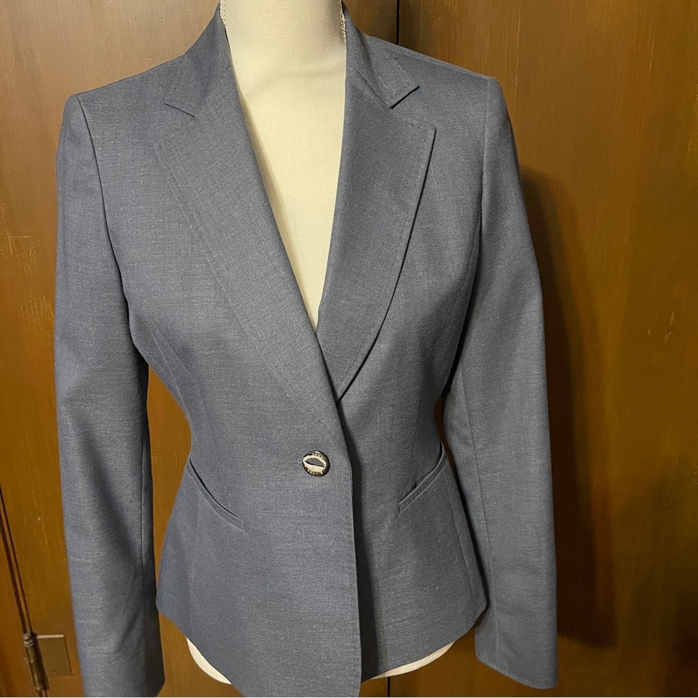 Anne Klein Charcoal Blazer and Trousers